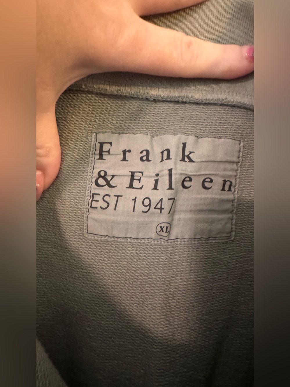 Frank & Eileen Olive Drawstring Asymmetrical Midi Skirt - Picture 2 of 2